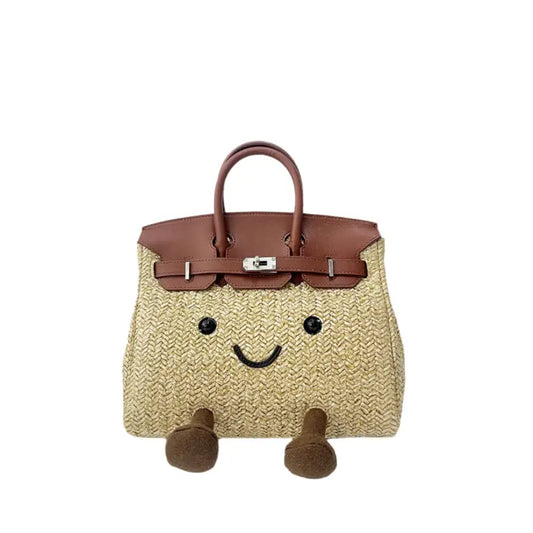 The Jellykin Bag - Straw / Midi (10 inch)