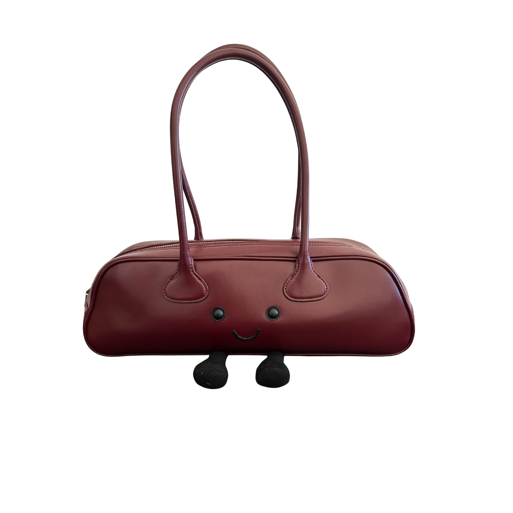 Red leather bag