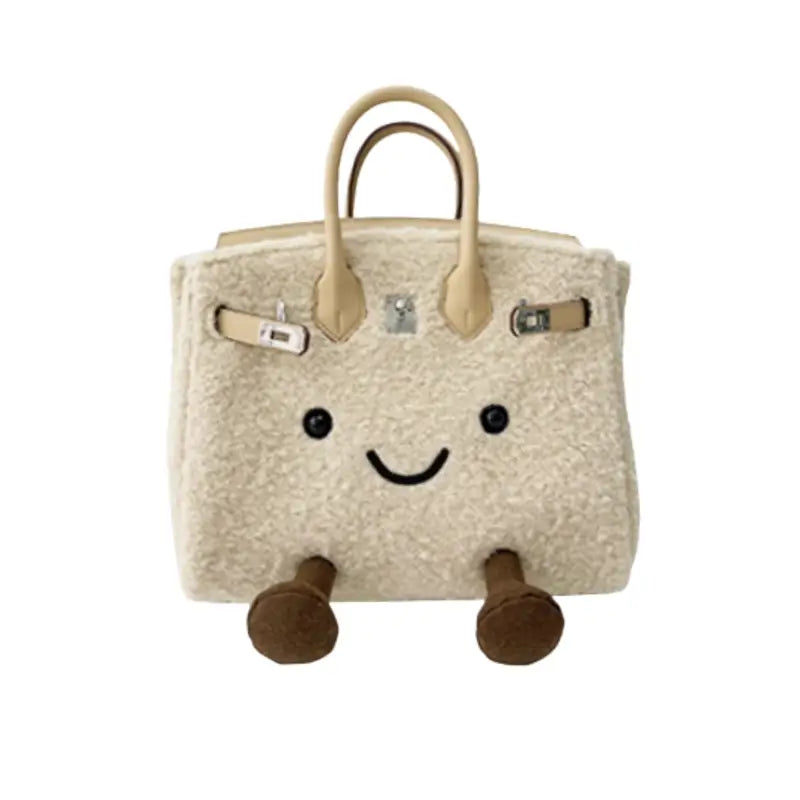 The Jellykin Bag - Cream Boucle / Midi (10 inch)